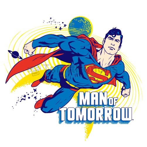 Superman T-shirts Iron On Transfers N4676 - Click Image to Close